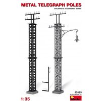 Telegraphenmasten aus Metall von Mini Art