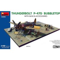 Thunderbolt P-47D Bubbletop - Dioramenset von Mini Art