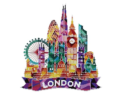 Miniart Crafts MINC66002 London Skyline Perlenstickerei-Set, mehrfarbig, Einheitsgröße von Miniart Crafts