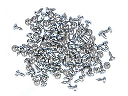 100x Mini Schrauben Schlitzschrauben 2.2 x 4.5mm lang Schmuckschrauben von Miniblings