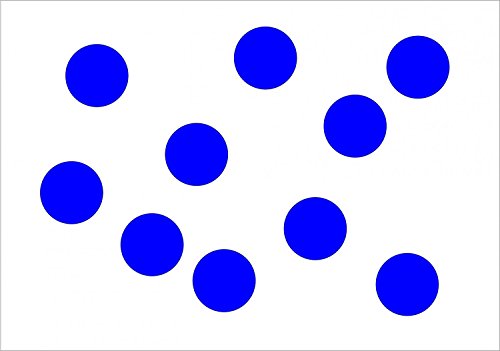 Miniblings 10x Bügelbilder Aufnäher 10mm Flock Punkt Punkte Dots Patch Bügelbild I Kinder Bügelflicken Patches zum Aufbügeln - Flockfolie - Applikation Nähen, Farbe:blau von Miniblings