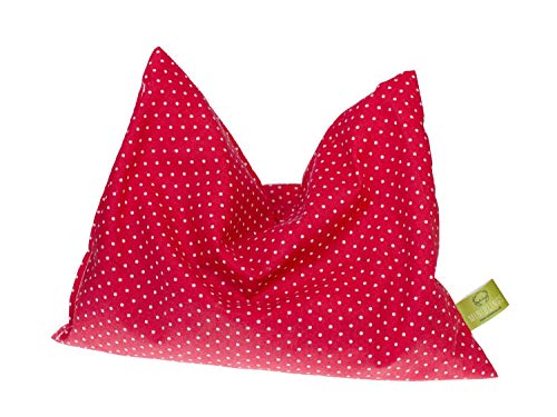 Miniblings Kirschkernkissen Bio Wärmekissen Mikrowelle rot Punkte weiß Polka Dots von Miniblings