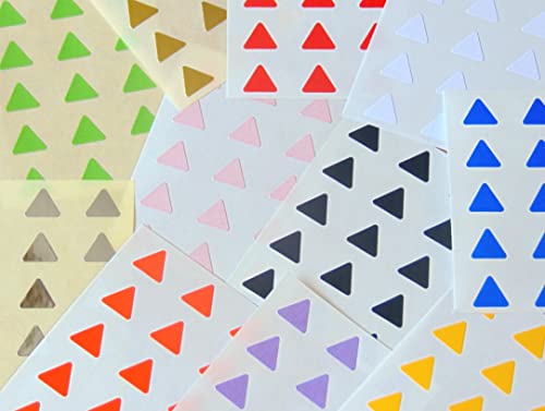 Mini-Klebeetiketten/Aufkleber, dreieckig, 10 mm, 165 Stück, verschiedene Farben Mini-Klebeetiketten/Aufkleber, dreieckig, 10 mm, 165 Stück, verschiedene Farben von Minilabel