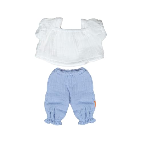 Miniland - Kleidung für 38 cm Puppe, Bekleidungszubehör für Puppen, Sommer-Bluse und Hose von Miniland