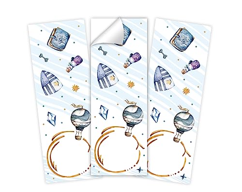 10 Aufkleber Ritter Drache Verpackung von Geschenken für Jungsgeburtstag Etiketten für Geschenkverpackung von Minkocards