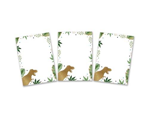 6 Mini-Notizblöcke Dino Dinosaurier Mitgebsel für Jungen Mädchen Kindergeburtstag Gastgeschenke Jungsgeburtstag Mädchengeburtstag / A7-Format von Minkocards