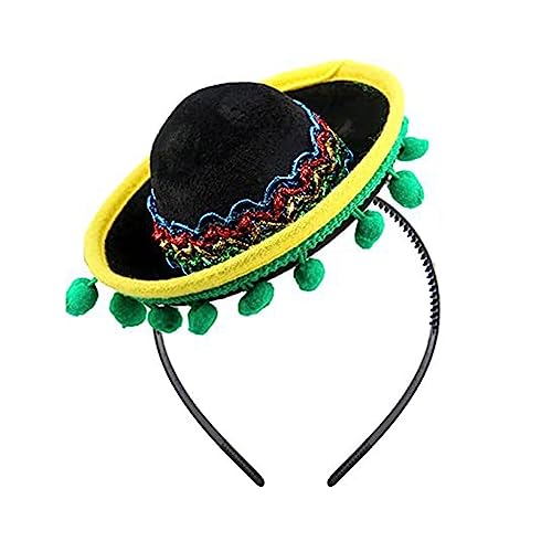 MinnowXY CincoDeMayo Hut Haarband Kinder Party Hut Mexikaner Motto Party Stirnband Kappe Headhoops Cosplay Party Dekorationen von MinnowXY