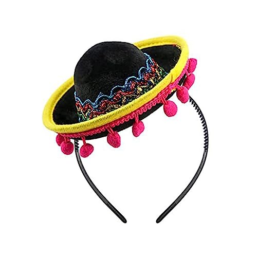 MinnowXY CincoDeMayo Hut Haarband Kinder Party Hut Mexikaner Motto Party Stirnband Kappe Headhoops Cosplay Party Dekorationen von MinnowXY