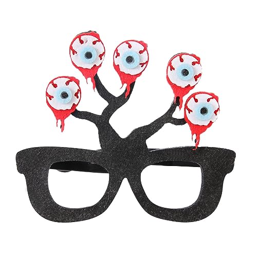 MinnowXY Lustige Halloween-Brille, Kürbis-Brille, Cosplay-Requisiten, Neuheit, Brille, Halloween-Kostüm, Foto-Requisiten von MinnowXY