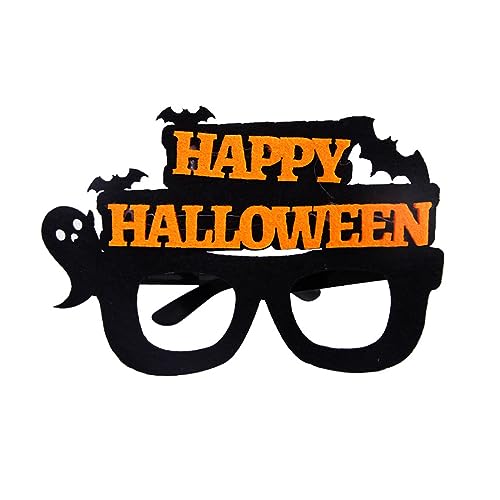 MinnowXY Lustige Halloween-Brille, Kürbis-Brille, Cosplay-Requisiten, Neuheit, Brille, Halloween-Kostüm, Foto-Requisiten von MinnowXY