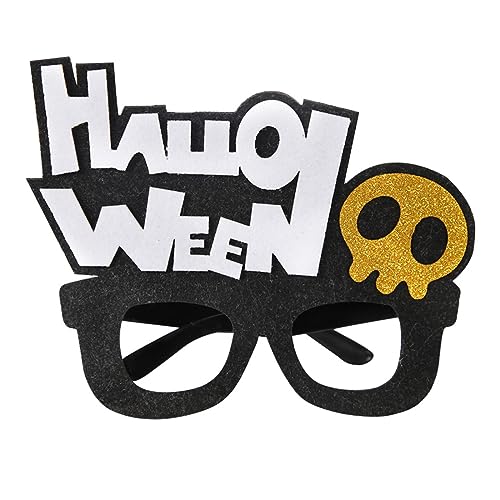 MinnowXY Lustige Halloween-Brille, Kürbis-Brille, Cosplay-Requisiten, Neuheit, Brille, Halloween-Kostüm, Foto-Requisiten von MinnowXY