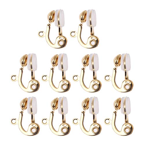 MinnowXY Ohrstecker-Konverter mit Komfort-Ohrring-Pads, U-förmiger Clip-Ohrring für Ohrringe, nicht durchbohrte Ohren, Silikon von MinnowXY