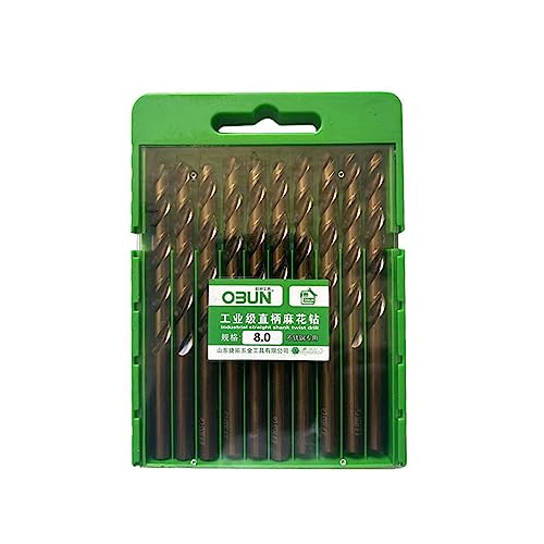 Speed Steel Twists Drill Set Straight Shank Fully Ground for Hardened Metals and Stainless Steel von MinnowXY