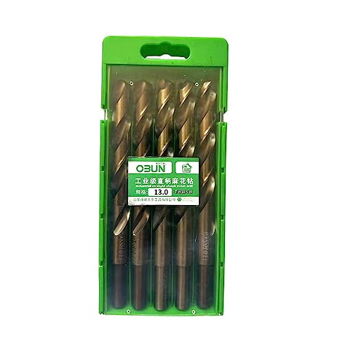 Speed Steel Twists Drill Set Straight Shank Fully Ground for Hardened Metals and Stainless Steel von MinnowXY