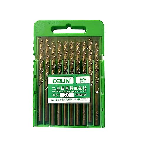 Speed Steel Twists Drill Set Straight Shank Fully Ground for Hardened Metals and Stainless Steel von MinnowXY