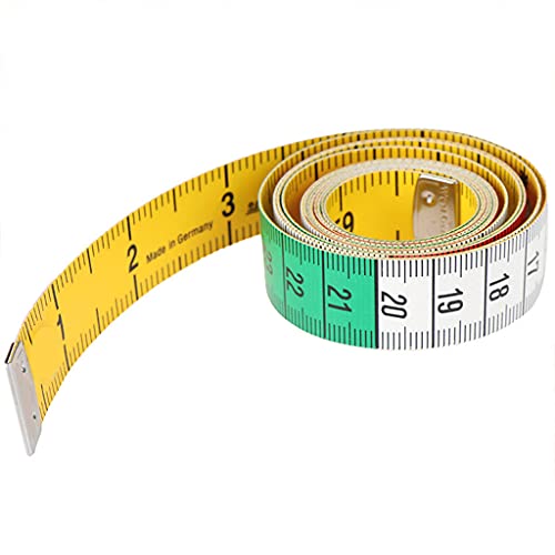 Weiches Maßband, 152,4 cm, flexibel, Doppelskala, Körpernähband, Maßband, Schneiderlineal, Heimhandwerk von MinnowXY