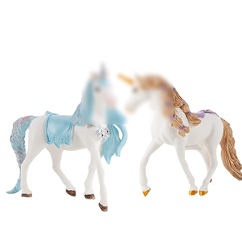 Miotlsy Einhorn Anime Model Einhorn Tortenaufsatz Anime Character Decoration Cartoon Kuchenaufsatz Partydekoration Sammlung Modell Spielzeug Für Kindergeschenke von Miotlsy