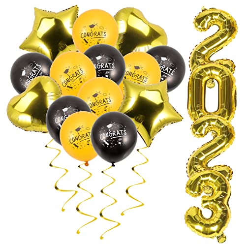 Mipcase 1 Satz Abschlusszertifikatballon Goldenes Zubehör für die Abschlussfeier Ballongirlande Geburtstagsabschluss Ballonzubehör dekorativer Luftballon Aluminiumfolie Mipcase 1 Satz Abschlusszertifikatballon Goldenes Zubehör für die Abschlussfeier Ballongirlande Geburtstagsabschluss Ballonzubehör dekorativer Luftballon Aluminiumfolie von Mipcase