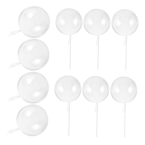 Mipcase 35 Stück Bobo-Ball luftballons Partydekorationen Plastikballons klarer Ballon Plastikblasen klare Blasenballons Transparent Mipcase 35 Stück Bobo-Ball luftballons Partydekorationen Plastikballons klarer Ballon Plastikblasen klare Blasenballons Transparent von Mipcase