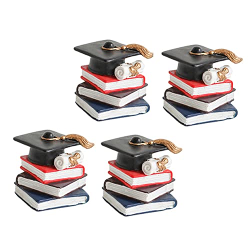 Mipcase 4Stücke Buchform Kuchen Dekorationen aus Hochwertigem Resin für Abschlussfeiern und Geburtstagskuchen Kreative Tortendeko Party Ornamente für Besondere Anlässe Mipcase 4Stücke Buchform Kuchen Dekorationen aus Hochwertigem Resin für Abschlussfeiern und Geburtstagskuchen Kreative Tortendeko Party Ornamente für Besondere Anlässe von Mipcase