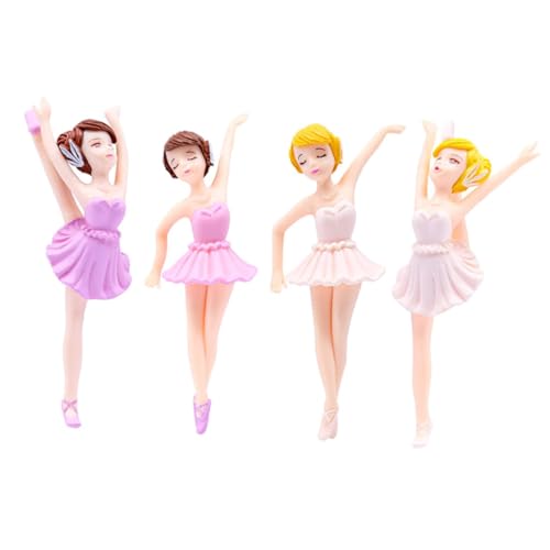 Mipcase 4Stücke Teiliges Ballerina Tortenstecker Elegante Kuchendekoration für Geburtstagsfeiern Muffins und Desserts Partydekoration für Kreative Mipcase 4Stücke Teiliges Ballerina Tortenstecker Elegante Kuchendekoration für Geburtstagsfeiern Muffins und Desserts Partydekoration für Kreative von Mipcase