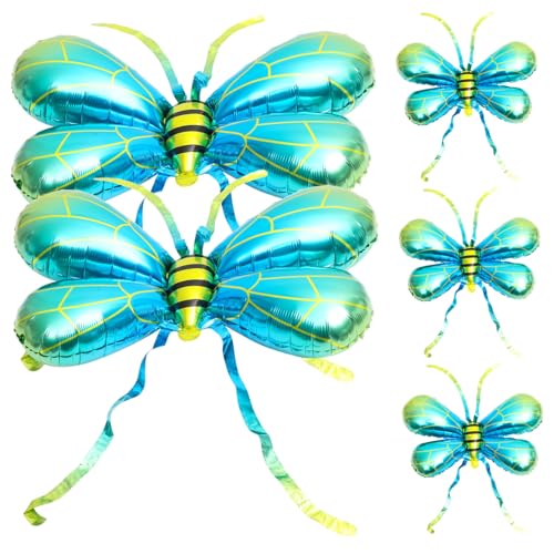 Mipcase 5Stücke Bienenballons Aufblasbare Aluminiumfolie Bienenflügel Dekoration für Geburtstagsfeiern Hochzeiten Cosplay Events und Partys Kinderfreundlich und Leicht Blauen Mipcase 5Stücke Bienenballons Aufblasbare Aluminiumfolie Bienenflügel Dekoration für Geburtstagsfeiern Hochzeiten Cosplay Events und Partys Kinderfreundlich und Leicht Blauen von Mipcase
