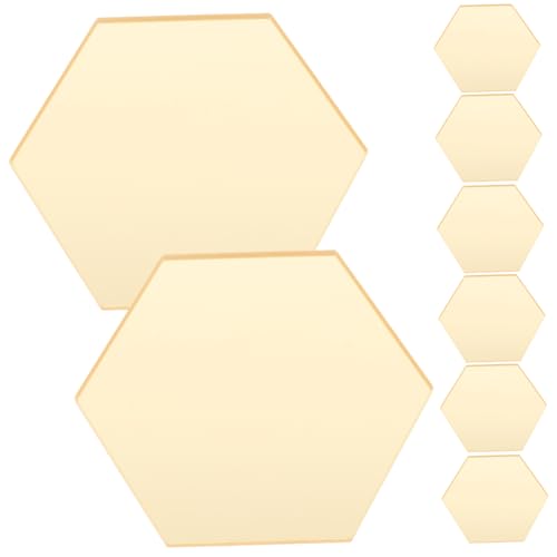 Mipcase 8 Stück Sechseckige Sitzplatte Doppelt Schicken Gruß Hochzeitskarte Tablett Rezeption Herzstück Tischdekoration Braut Handel Du Unser Zeichen Dekorativ Golden Acryl Mipcase 8 Stück Sechseckige Sitzplatte Doppelt Schicken Gruß Hochzeitskarte Tablett Rezeption Herzstück Tischdekoration Braut Handel Du Unser Zeichen Dekorativ Golden Acryl von Mipcase