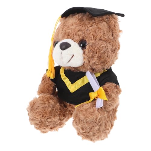 Mipcase Abschlussbärenpuppe Strauß Partygeschenk Abschlussfeier Blumenbärendekoration Anordnung Mini Bären-Souvenir Ornament Charme ausgestopfter Bär Glückwunsch-Partybär PP Baumwolle Gelb Mipcase Abschlussbärenpuppe Strauß Partygeschenk Abschlussfeier Blumenbärendekoration Anordnung Mini Bären-Souvenir Ornament Charme ausgestopfter Bär Glückwunsch-Partybär PP Baumwolle Gelb von Mipcase