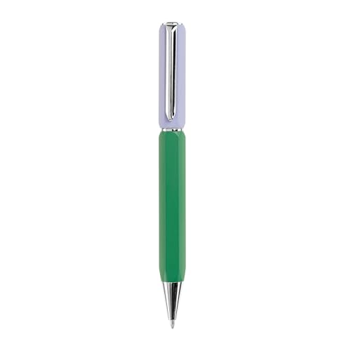 Miquelrius - Blauer Kugelschreiber, optimal für Schulbedarf, Kugelschreiber, 0,5 mm, Büromaterial, schönes Schreibwaren, Drehkugelschreiber, Kollektion Bright Green von Miquelrius