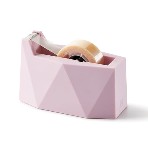 Miquelrius - Adhesive Tape Dispenser, Adhesive Tape & Washi Tape Roll Holder, Colour Pink von Miquelrius