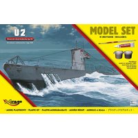 U2 (German Submarine WWII type IIA) (Model Set) von Mirage Hobby