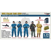 WW2 Italian Tank Crew with Equipment von Mirage Hobby