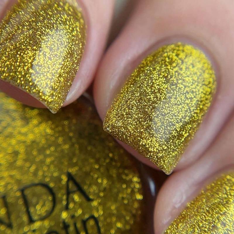 Miranda Beauty Pro - Creative/Gold Glitzer Vegan Nagellack 10-Frei Ungiftig Schnell Trocknen Nail Art von MirandaBeautyPro