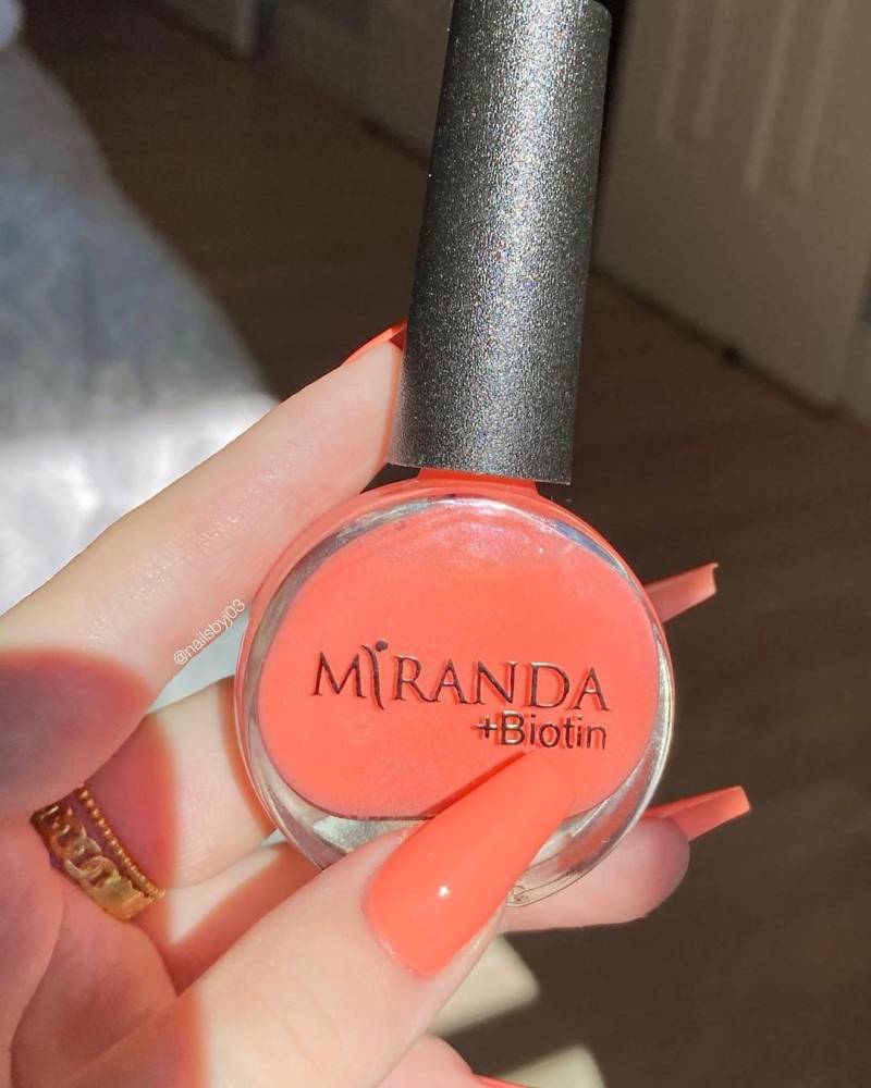 Miranda Beauty Pro - Unabhängig/Koralle Vegan Nagellack 10-Frei Ungiftig Schnell Trocknen Nail Art von MirandaBeautyPro