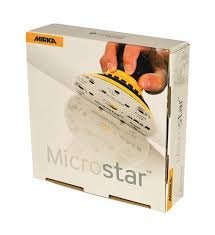 Mirka 2975468 FM61105094 Microstar 150 mm Klettverschluss 15 Löcher P1500 von Mirka