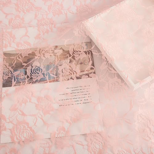 Spitzenstoff, bestickt, Blumenmuster, Schleifenband, Vorhangzubehör zum Nähen, Basteln, 100 x 150 cm, Abendkleid Spitzenstoff, bestickt, Blumenmuster, Schleifenband, Vorhangzubehör zum Nähen, Basteln, 100 x 150 cm, Abendkleid von Mirweon