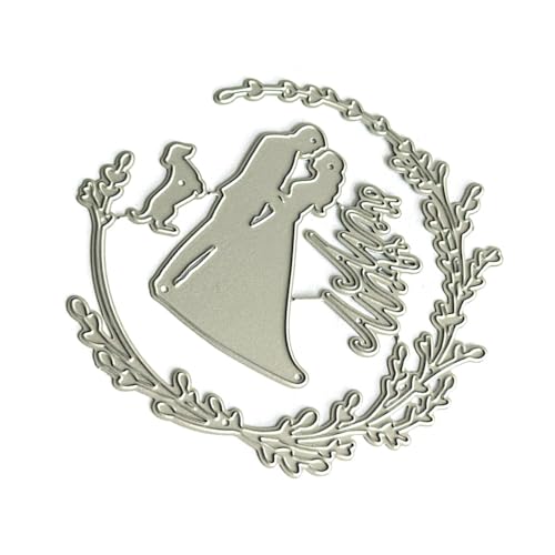 Stanzschablonen aus Metall, Motiv: Braut und Bräutigam, Karbonstahl, Stanzform, Scrapbooking, Stanzform für Tagebuch, Kartenherstellung Stanzschablonen aus Metall, Motiv: Braut und Bräutigam, Karbonstahl, Stanzform, Scrapbooking, Stanzform für Tagebuch, Kartenherstellung von Mirweon