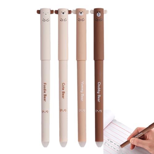 Misaakoeq Löschbare Tintenschreiber, Tier-Kugelschreiber, glattes Schreibwaren, niedliches Schreibwaren-Set, feine Spitze, 0,5 mm, mit Radiergummis für Kinder, Studenten, Erwachsene, Schule, Büro Misaakoeq Löschbare Tintenschreiber, Tier-Kugelschreiber, glattes Schreibwaren, niedliches Schreibwaren-Set, feine Spitze, 0,5 mm, mit Radiergummis für Kinder, Studenten, Erwachsene, Schule, Büro von Misaakoeq