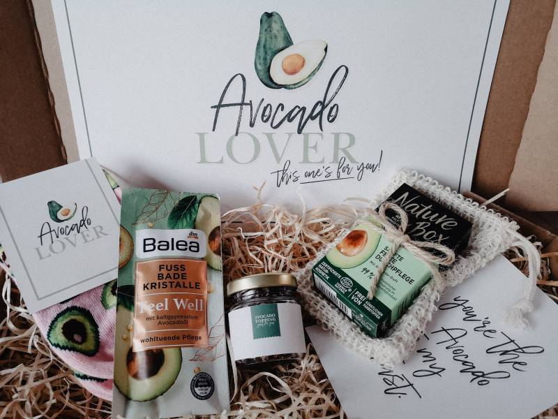 Avocado Lover | Geschenk Set Gewürz Geschenke Box Für Frauen, Beste Freundin & von MissMinnelliDESIGN