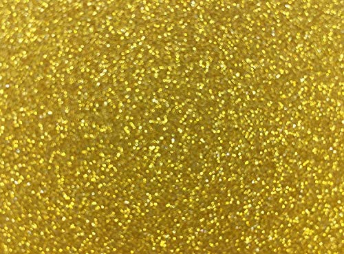 Misscrafts 10 Bögen Glitzerkartonpapier, A4, zum Basteln zu Weihnachten und Geburtstag, Einpackpapier, Bastelkarton goldfarben von Misscrafts