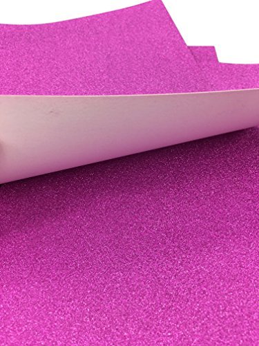 Misscrafts 10 Bögen Glitzerkartonpapier, A4, zum Basteln zu Weihnachten und Geburtstag, Einpackpapier, Bastelkarton Lilac von Misscrafts