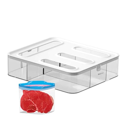 Ziplock Beutel Aufbewahrungsorganisator Folienspender Sandwich- Und Snackbeuteln Aufbewahrungsbox Gefrierbeutel Organizer Ziplock Beutel Aufbewahrungs Organizer Für Küchenschublade Alufolienspender von Missmisq