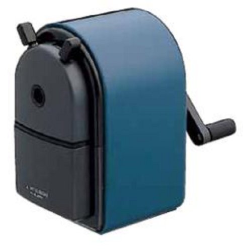 Uni KH-20 Hand Crank Wooden Pencil Sharpener - Blue (japan import) von 三菱鉛筆