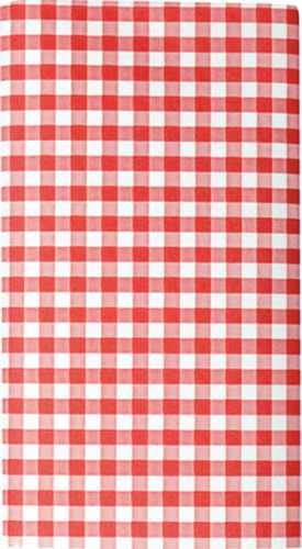 Mitteldecken Karo red – Karo rot/kariert/Muster aus Airlaid 80x80cm von Mitteldecken