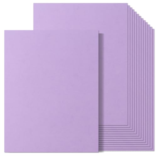100 Blatt A4 lila Karton, 21,6 x 27,9 cm von MixTeach