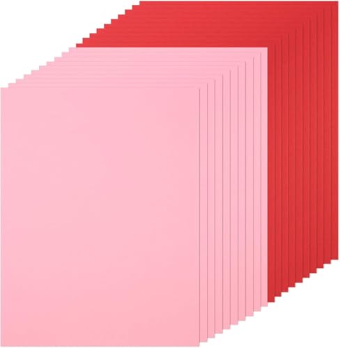 MixTeach 240 Blatt Kartonpapier, 10,2 x 15,2 cm, Rot / Rosa von MixTeach