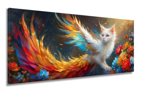 Diamond Painting Erwachsene, Diamond Painting Katze, Diamond Painting Groß xxl 30x60cm, Diamant Painting Bilder,Tier Diamond Painting Eckige Steine,DIY Diamond Painting für Home Decor Wohnzimmer LF-59 von Mixmblon