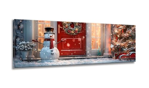 Diamond Painting Schneemann, Diamant Painting Bilder, Diamond Painting Erwachsene, Diamond Painting Groß xxl Weihnachten Diamond Painting Set, DIY Cross Stickerei Kits für Home Dekor 30x90cm MX-558 von Mixmblon