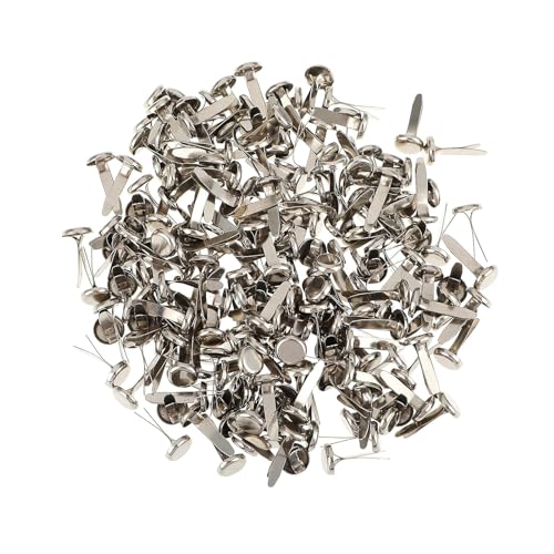 100-teilig/satz Papier Verschlüsse Split Pins Brads Runde Metall Brads Dekorative Metall Dichtung Clips Für Handwerk Papier Verschlüsse Scrapbooking Papierklammern 100-Stück/satz Papier Verschlüsse von Mjaie