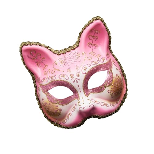 Halbes Gesicht, Halloween, Cosplay, Maskerade, japanisches Cosplay-Tier für Party, Maskerade, Halloween, Cosplay, halbes Gesicht, niedliches Tier von Mllepjdh